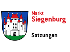 Markt Siegenburg - Satzungen