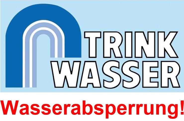 Wasserabsperrung