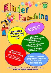 Kinderfasching TSV